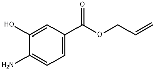 Benzoic acid, 4-amino-3-hydroxy-, 2-propenyl ester (9CI) Struktur