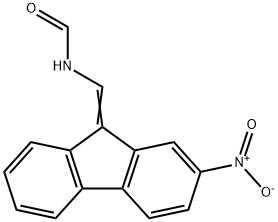 N-[(2-Nitro-9H-fluoren-9-ylidene)methyl]formamide Struktur