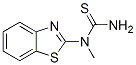 Thiourea, N-2-benzothiazolyl-N-methyl- (9CI) Struktur