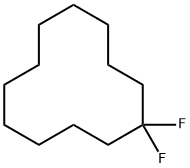 1,1-Difluorocyclododecane Struktur