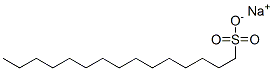 Pentadecanesulfonic acid, sodium salt Struktur