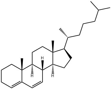 Cholesta-4,6-diene Struktur