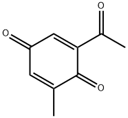 2,5-Cyclohexadiene-1,4-dione, 2-acetyl-6-methyl- (9CI) Struktur