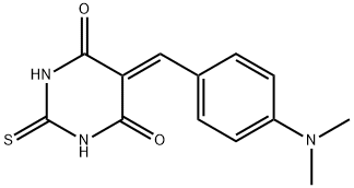 5-[4-(Dimethylamino)benzylidene]-2-thiobarbituric acid Struktur