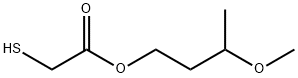 3-METHOXYBUTYL MERCAPTOACETATE Struktur