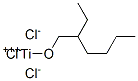 2-Ethylhexyloxy titanium trichloride Struktur