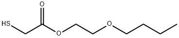 Mercaptoacetic acid 2-butoxyethyl ester Struktur