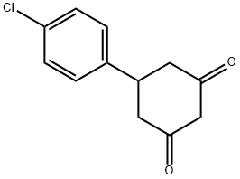 5-(4-CHLOROPHENYL)-1,3-CYCLOHEXANEDIONE Struktur