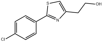 2-(4-Chlorophenyl)-4-thiazoleethanol Struktur