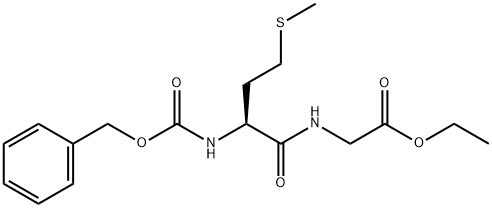 N-CBZ-MET-GLY ETHYL ESTER Struktur