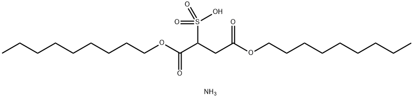 ammonium 1,4-dinonyl sulphonatosuccinate Struktur