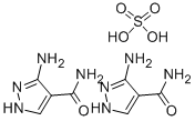 3-氨基-4-甲酰胺基吡唑半硫酸鹽, 27511-79-1, 結(jié)構(gòu)式