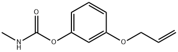 N-Methylcarbamic acid 3-allyloxyphenyl ester Struktur