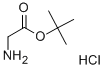 Glycine tert butyl ester hydrochloride Struktur