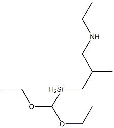 N-ETHYLAMINOISOBUTYLMETHYLDIETHOXYSILANE Struktur