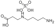 N-4-AMINOBUTYL-3-AMINOPROPIONIC ACID SULFATE SALT Struktur