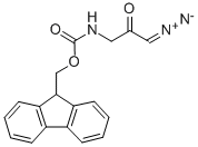 3-FMOC-AMINO-1-DIAZO-2-PROPANONE Struktur