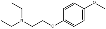 2-(4-methylphenoxy)triethylamine Struktur