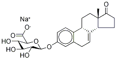 Equilin 3-O-β-D-Glucuronide Sodium Salt Struktur