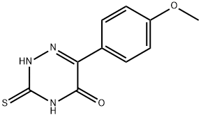 6-(4-METHOXYPHENYL)-3-THIOXO-3,4-DIHYDRO-1,2,4-TRIAZIN-5(2H)-ONE Struktur