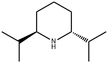 Piperidine, 2,6-bis(1-methylethyl)-, (2R,6R)- (9CI) Struktur