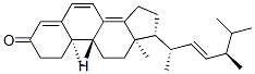 (9R,10R,13R,17R)-17-[(E,2S,5R)-5,6-dimethylhept-3-en-2-yl]-10,13-dimethyl-1,2,9,11,12,15,16,17-octahydrocyclopenta[a]phenanthren-3-one Struktur