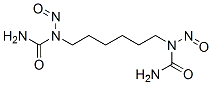 1-[6-(carbamoyl-nitroso-amino)hexyl]-1-nitroso-urea Struktur