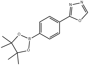 2-[4-(4,4,5,5-TETRAMETHYL-1,3,2-DIOXABOROLAN-2-YL)PHENYL]-1,3,4-OXADIAZOLE Struktur