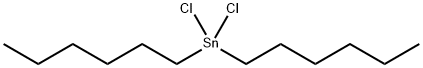 DI-N-HEXYLTINDICHLORIDE Struktur