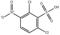 2,6-dichloro-3-nitrobenzene-1-sulfonic acid Struktur