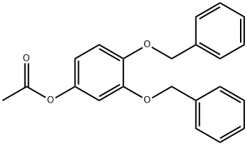 [3,4-bis(phenylmethoxy)phenyl] acetate Struktur