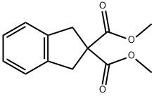 2,2-DiMethyl 1,3-dihydroindene-2,2-dicarboxylate Struktur