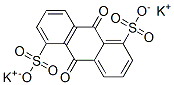 dipotassium 9,10-dihydro-9,10-dioxoanthracene-1,5-disulphonate Struktur