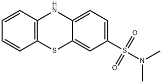 3-(Dimethylsulfamoyl)-10H-phenothiazine Struktur