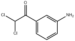 Ethanone, 1-(3-aminophenyl)-2,2-dichloro- (9CI) Struktur