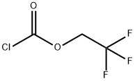 2,2,2-TRIFLUOROETHYL CHLOROFORMATE Struktur