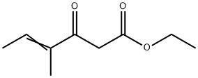 4-Hexenoic acid, 4-methyl-3-oxo-, ethyl ester Struktur