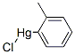 chloro-o-tolylmercury  Struktur