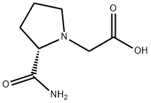 1-Pyrrolidineaceticacid,2-(aminocarbonyl)-,(2S)-(9CI) Struktur