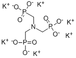 Aminotrimethylenephosphonic acid potassium salt Struktur