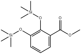 2,3-Bis(trimethylsiloxy)benzoic acid methyl ester Struktur