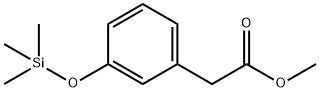 m-(Trimethylsiloxy)benzeneacetic acid methyl ester Struktur