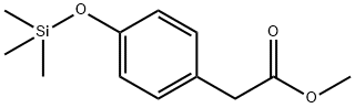 4-(Trimethylsiloxy)phenylacetic acid methyl ester Struktur