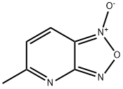 [1,2,5]OXADIAZOLO[3,4-B]PYRIDINE, 5-METHYL, 1-OXIDE Struktur