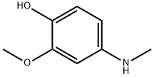 Phenol, 2-methoxy-4-(methylamino)- (9CI) Struktur