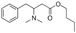 3-(Dimethylamino)-4-phenylbutyric acid butyl ester Struktur