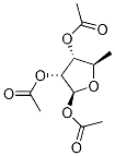 (2S,3R,4R,5R)-5-methyltetrahydrofuran-2,3,4-triyl triacetate Struktur