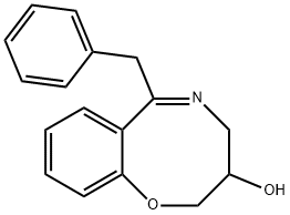 6-Benzyl-3,4-dihydro-2H-1,5-benzoxazocin-3-ol Struktur