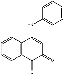 4-(Phenylamino)-1,2-naphthalenedione Struktur