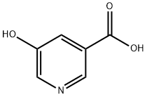 5-Hydroxynicotinic acid Structure